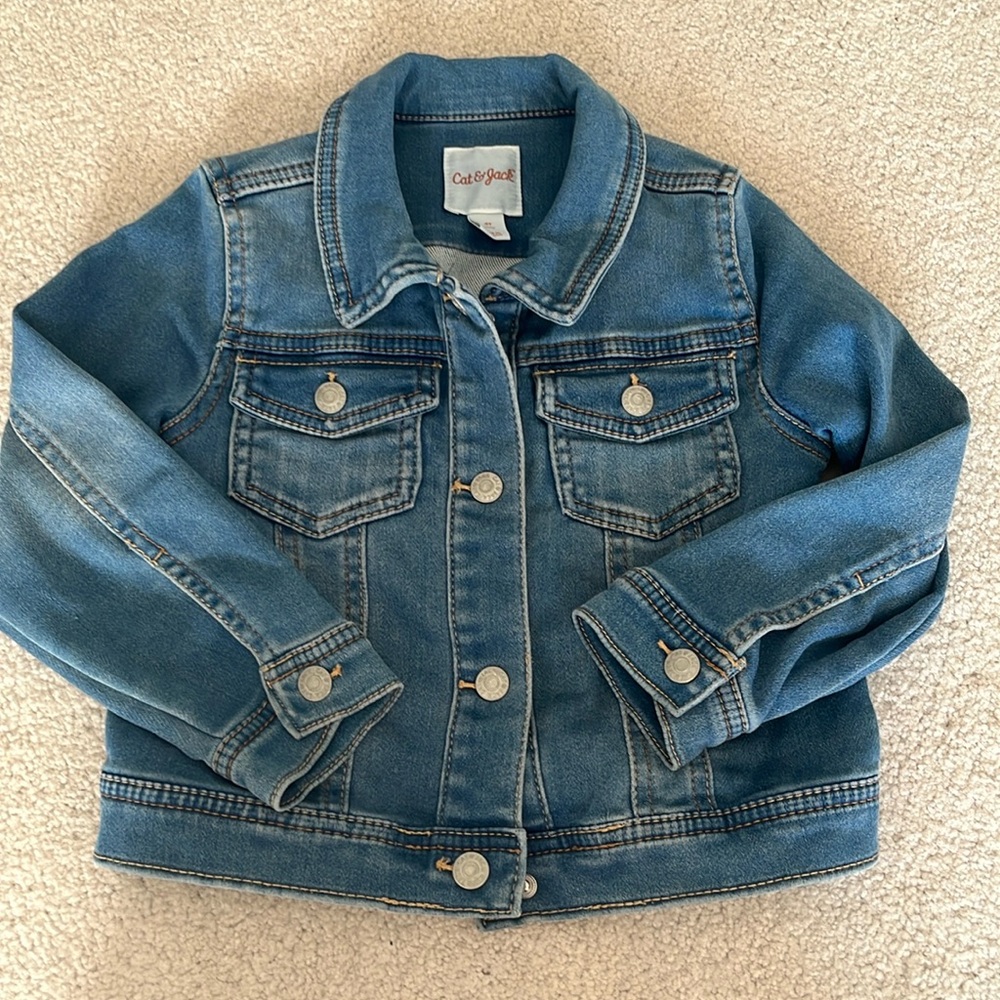 Cat and Jack soft denim jacket